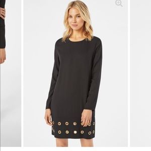 Never worn! NWT- JustFab Black long sleeved dress